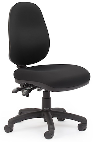 Evo Luxe Black Office Chair | BUY ONLINE New Zealand